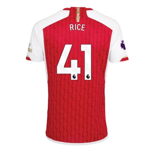 Pánský Fotbalový dres Arsenal Declan Rice #41 2023-24 Domácí Krátký Rukáv